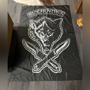 Wolfknives Banner – Jason Ellis Gang Member Exclusive 4’ x 5’8”